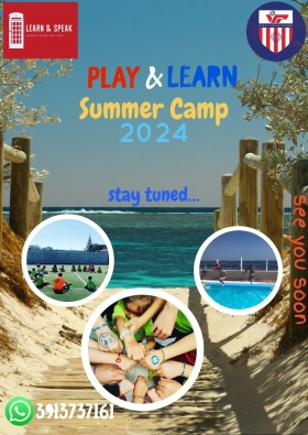 PLAY AND LEARN SUMMER CAMP 2024 - Learn & Speak