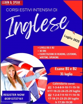 SUMMER INTENSIVE COURSES - Learn & Speak